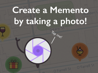Memento Camera camera icon iconography illustration