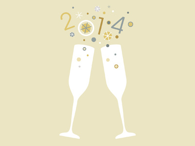 Let's Toast 2104 champagne champagne glasses happy new year new year toast