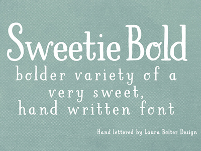 LBSweetie Bold calligraphy font handlettering handwriting lettering pointed pen type typeface