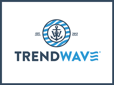 Trendwave #2 brand branding ftdesign icon identity logo mark trend wave