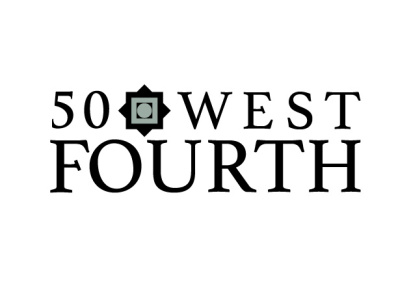 50 West Fourth Logo creation branding design illustration logo real estate vector