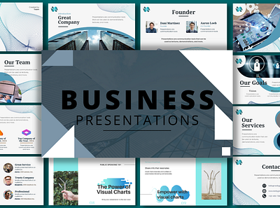 Business Presentations for your Business Projects animation branded presentation branding canva canva presentation design graphic design illustration logo vector