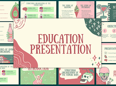 Educational, Games and Kids Presentations branded presentation branding canva canva presentation design graphic design illustration logo ui vector