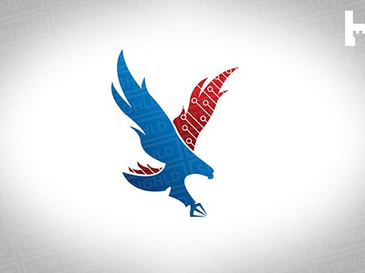 American Eagle Vector Logo Template bird bird logo branding eagle eagle logo logo logodesign tech tech logo usa