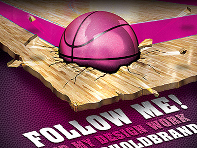 Please Follow Us All Over the Web! art basketball branding custom design design dribbble graphic design graphics pink stronghold strongholdbrand vintage