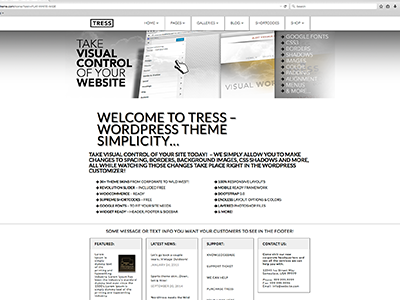 TRESS | WordPress Theme Simplicty