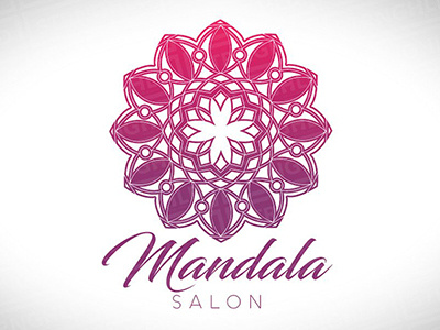 Logo Template - Mandala Salon Studio aesthetic cosmetic mandala medical nature planner shopping spa wedding wellness women yoga