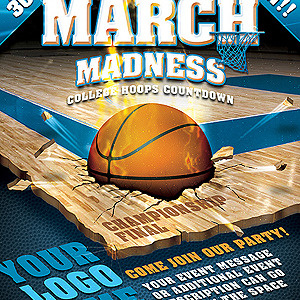 March Madness Poster by STRONGHOLD on Dribbble