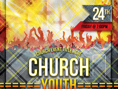 Church Group Concert Flyer Template bible christian church sermon youth