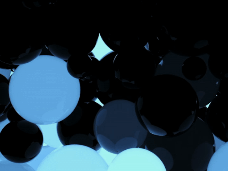 Glowing Balls 3d c4d design render