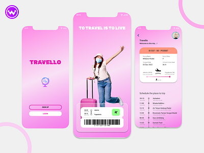 Appication Travello ui