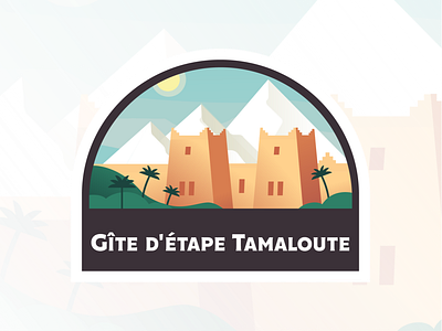 Gîte d'étape Tamaloute Rebrand Logo