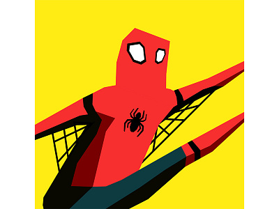 Spiderman character character design cintiq design digital drawing illustrator marvel oc spiderman vector