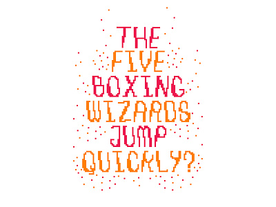 The Five Boxing Wizards - Fizzled (Original Typeface)