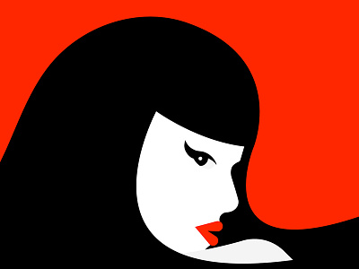 Her japan japanese red vector woman woman illustration