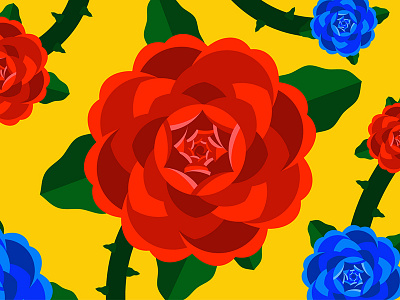 A red rose for Sant Jordi red rose vector vector illustration