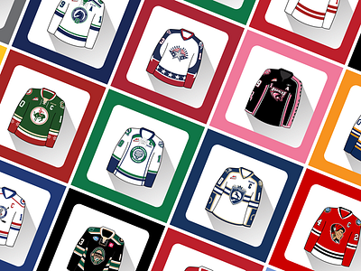 My Hockey JerseyFolio debut flat graphic hockey hockey design ice ice hockey illustration jersey logo logo design sports sports design
