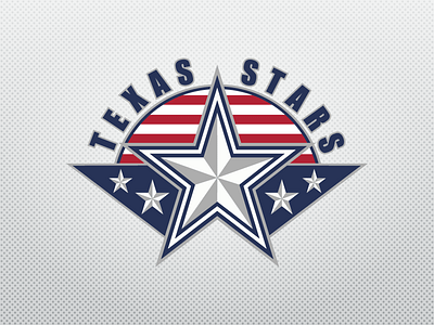 Texas Stars - Stars & Stripes Military Appreciation Logo hockey ice hockey logo logo design military appreciation nhl sports sports design sports logos stars and stripes texas