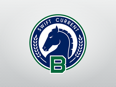 Swift Current Broncos 30th Anniversay Logo anniversary broncos hockey ice hockey logo logo design nhl sports sports design sports logos