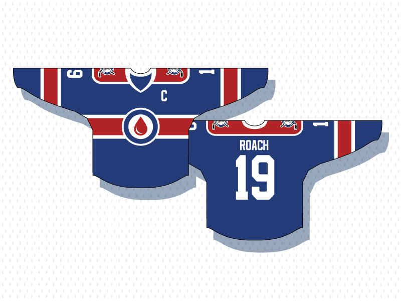 Blue Alternate Type 1 Diabetes Awareness Jersey type 1 diabetes sports logos sports design nhl logo design logo jersey ice hockey hockey fundraiser diabetes