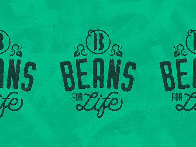 Beans for Life Logo agriculture badge beans farming icon leaf legume lockup logo plants pod script symbol vegetable vine
