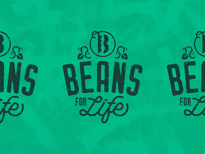 Beans for Life Logo agriculture badge beans farming icon leaf legume lockup logo plants pod script symbol vegetable vine