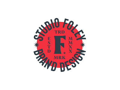 Secondary Foley marks badge branding icon lockup logo studio symbol