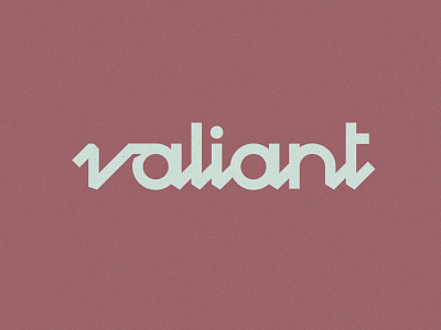 Valiant Wordmark lettering logo script typeface typography wordmark