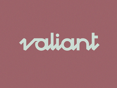 Valiant Wordmark lettering logo script typeface typography wordmark