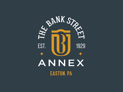 Bank Street b badge bank branding crest icon identity lockup logo street symbol