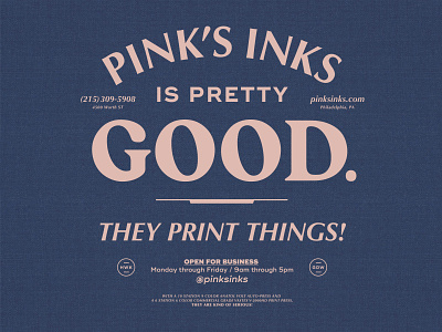 Pinks Inks Shop Shirt