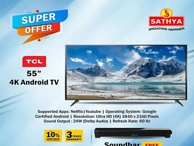 Shop LED TV online on Sathya Summer Sale by sathya ac on Dribbble