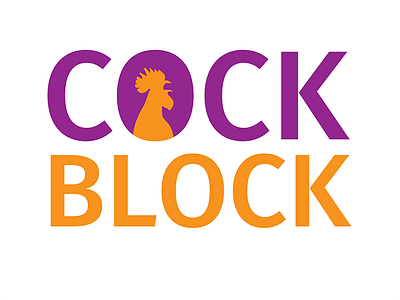 Cock Block Logo android breakfast chicken cow crude farm fun funny games humor piano tiles rooster