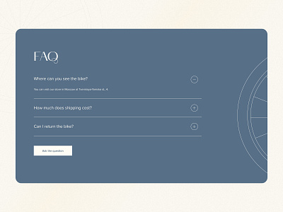 Questions and answers app ask bicycle design faq nswers questions typography ui