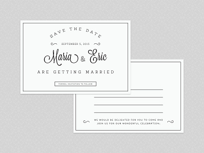 Save The Date Postcard invitation postcard print save the date type wedding