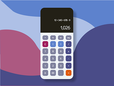 DailyUI: Challenge 004 - Calculator