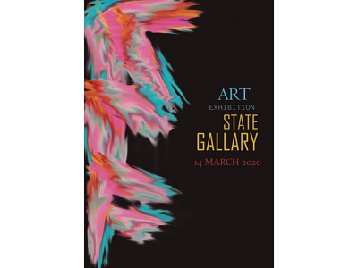 ART GALLARY POSTER branding graphic design logo ui