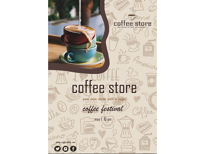 coffee shop banner 3d animation branding graphic design logo motion graphics ui