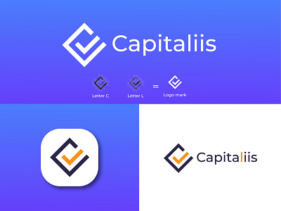 Capitaliis logo adobe illustrator app branding corporate logo design eyecatchy graphic design icon iconic logo minimalist logo name based logo simple logo unique design