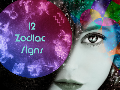 Astrology/Zodiac Signs Photo Collage astrology explainer video graphic design horoscope mystic photo video zodiac signs