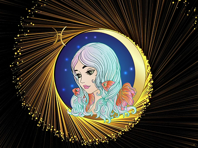 Astrology/Zodiac Signs/Zodiac Girls: Animated for social media animated astrology footage horoscope mystic video video design zodiac signs