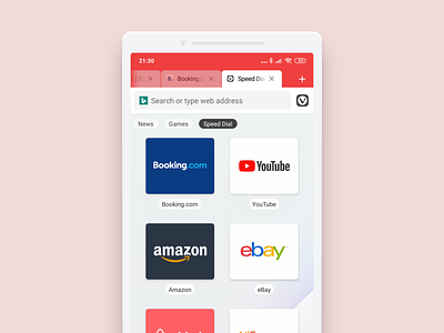 Vivaldi Browser for Android android android app android app design browser darkmode design mobile mobile app mobile ui ui vivaldi web webbrowser