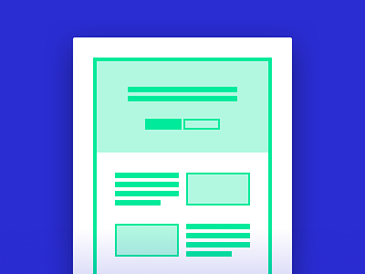 Preview form green outline purple template thumbnail