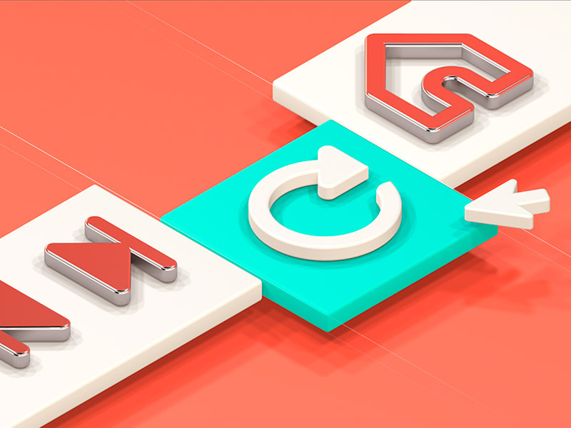Vivaldi 2.2 Hero browser illustration shiny isometric peach 3d cinema4d icons vivaldi