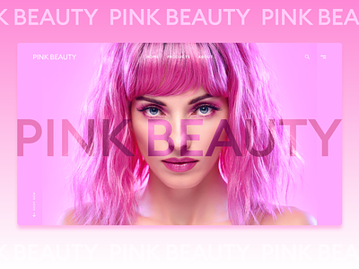 Pink Beauty e-commerce shop web design branding design ui ux web design web development webdesigner website