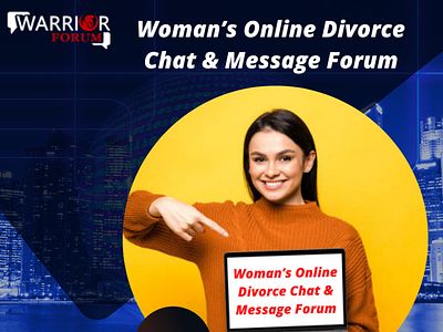 Woman’s Online Divorce Chat & Message Forum - 3d animation branding graphic design motion graphics ui