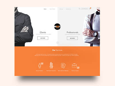 E-commerce website for Professionals concept e commerce landingpage professionals ui ux website