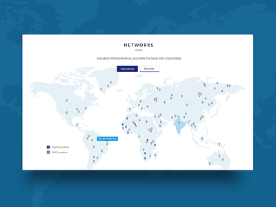 Map for Logistics Website