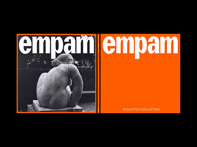 EMPAM art art direction artwork branding design electronic label logo minimal photography type typography vinylrecord