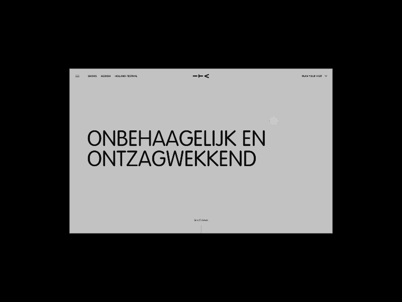 ITA principle ui animation ux animation animation typography kalok international theater amsterdam ita digital parralax brutalist imagery experiment digitaldesign ui ux design